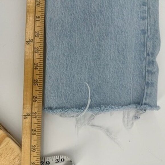 Abercrombie & Fitch 90s Relaxed High Rise Curve Love Jeans Size 26 Light Wash - Picture 10 of 10